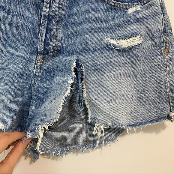 We the Free Denim Cutoff Shorts size 30 - Picture 3 of 8